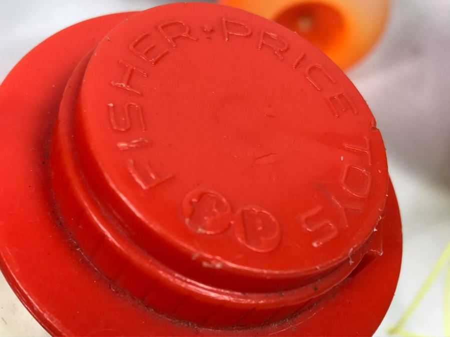 Vintage Kids Toys Lot With Fisher Price Corn Popper, Little Snoopy, Humpty Dumpty, Tug-A-Bug And Japanese Wooden Train Toy [Photo 10]