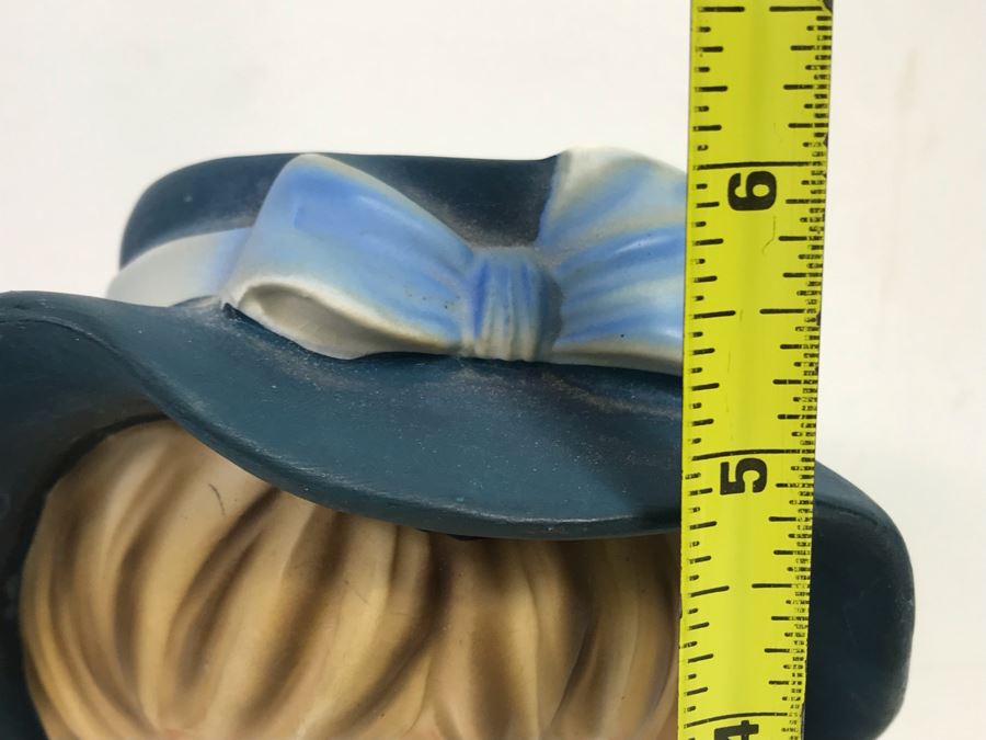 Vintage Napcoware C7494 Lady Head Vase 6'H [Photo 9]