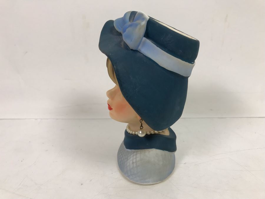 Vintage Napcoware C7494 Lady Head Vase 6'H [Photo 6]