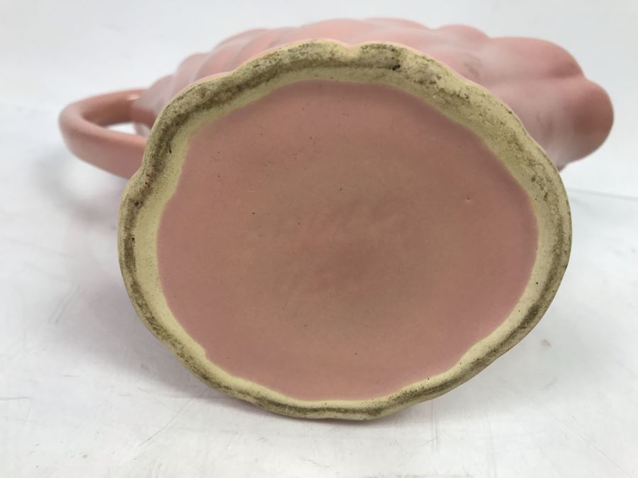 Pink Bauer Pottery Gravy Boat 7'H