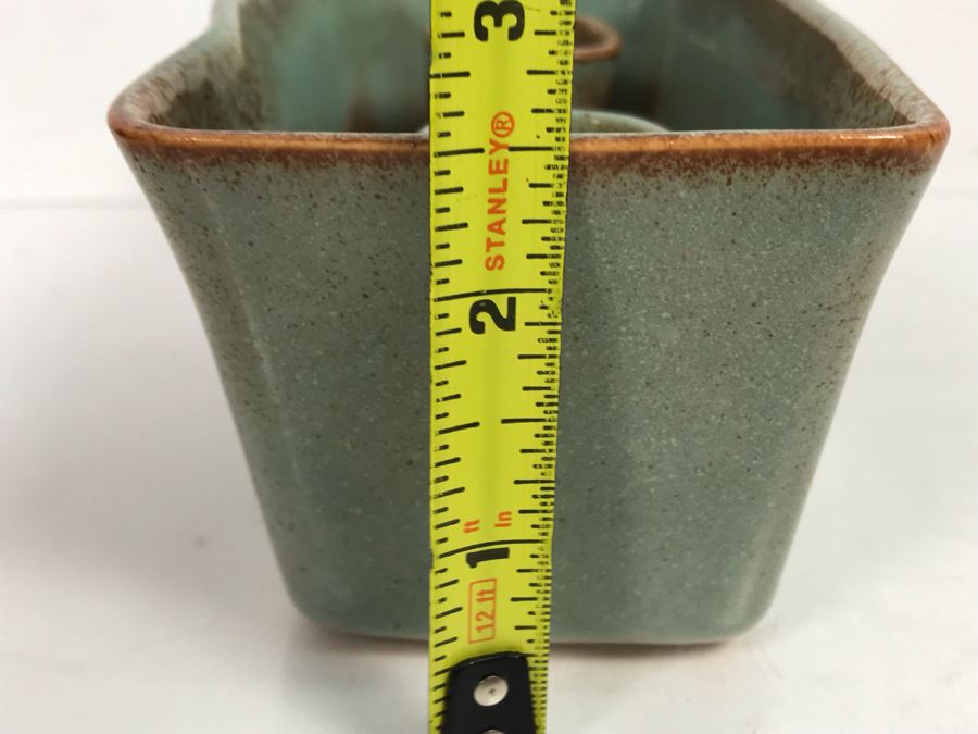 Mid-Century S. Ballard Vermont 82 Candelholders 5.5'W X 2.25'D X 2.5'H [Photo 10]