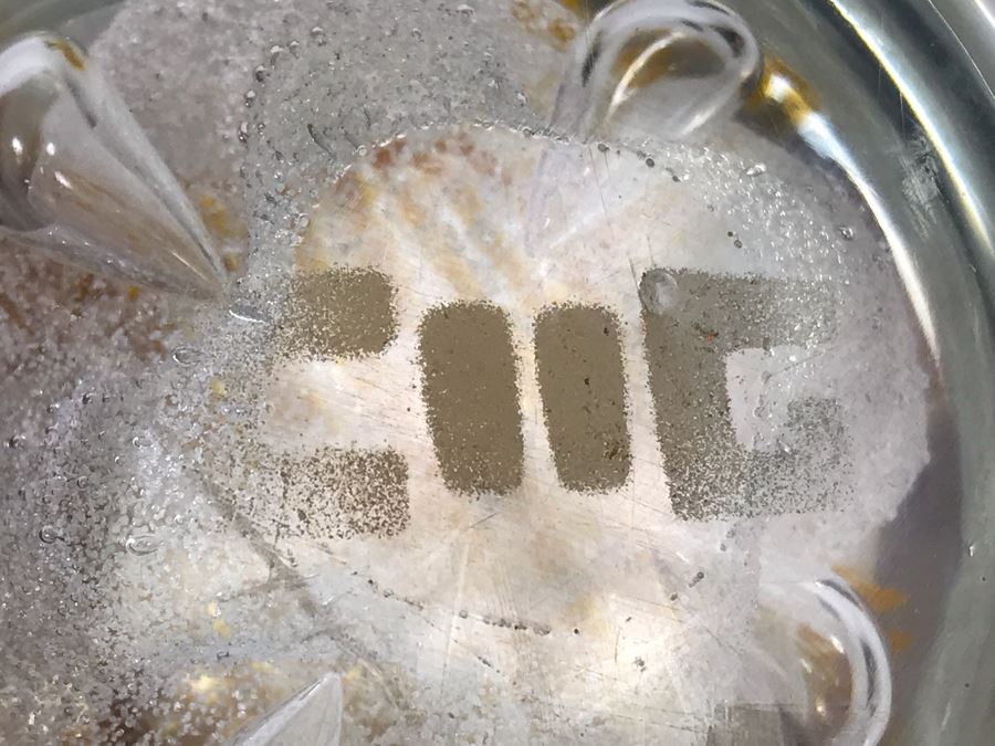 Pair Of Art Glass Paperweights: Adam Jablonski Poland And Ciig [Photo 19]