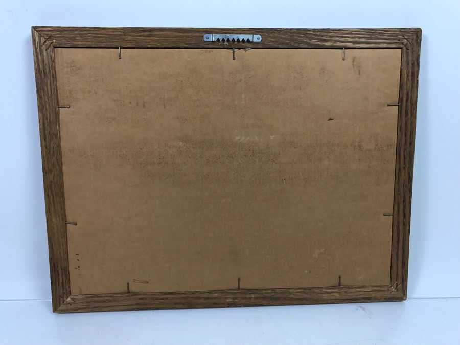 Vintage Draw Poker Gambling Mirror 18' X 13.5' [Photo 5]