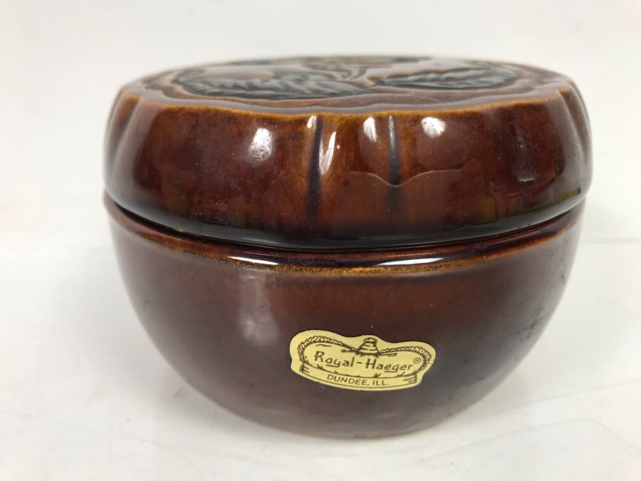 Vintage Haeger 936 USA Pottery Trinket Box Ashtray [Photo 5]