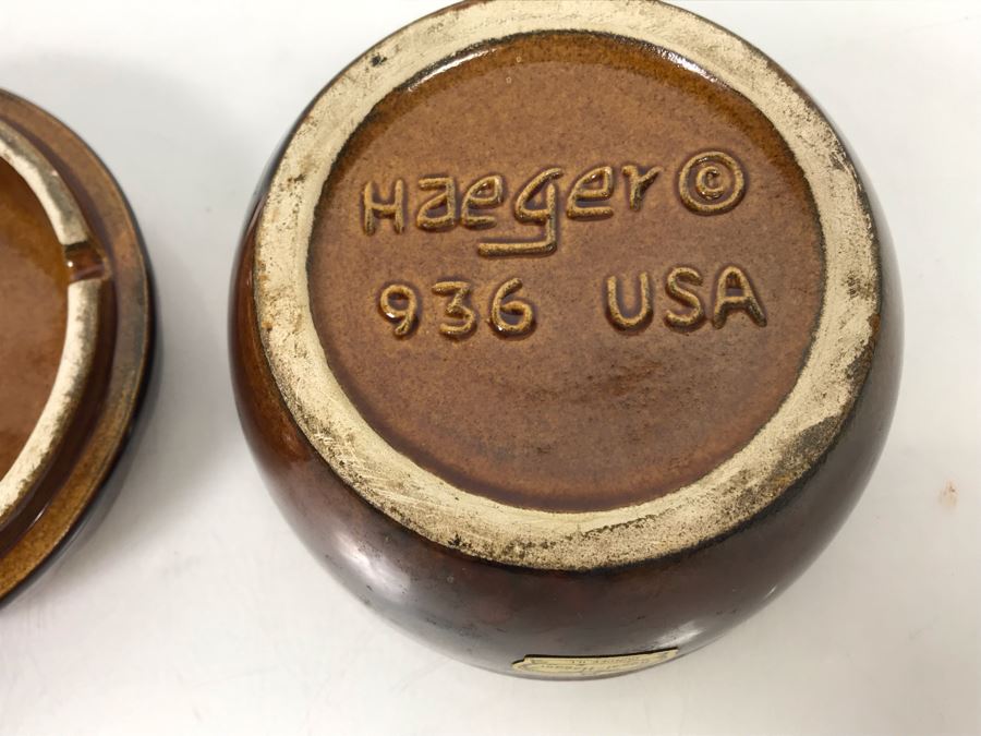 Vintage Haeger 936 USA Pottery Trinket Box Ashtray [Photo 9]