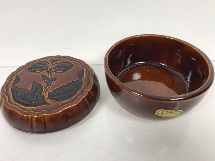 Vintage Haeger 936 USA Pottery Trinket Box Ashtray [Photo 6]