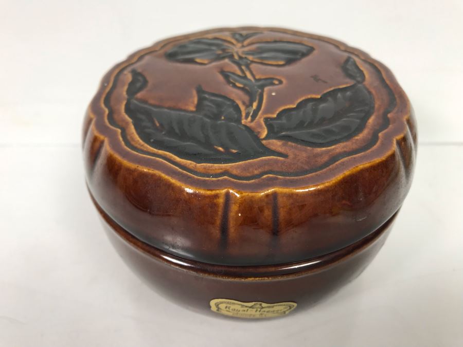 Vintage Haeger 936 USA Pottery Trinket Box Ashtray [Photo 3]