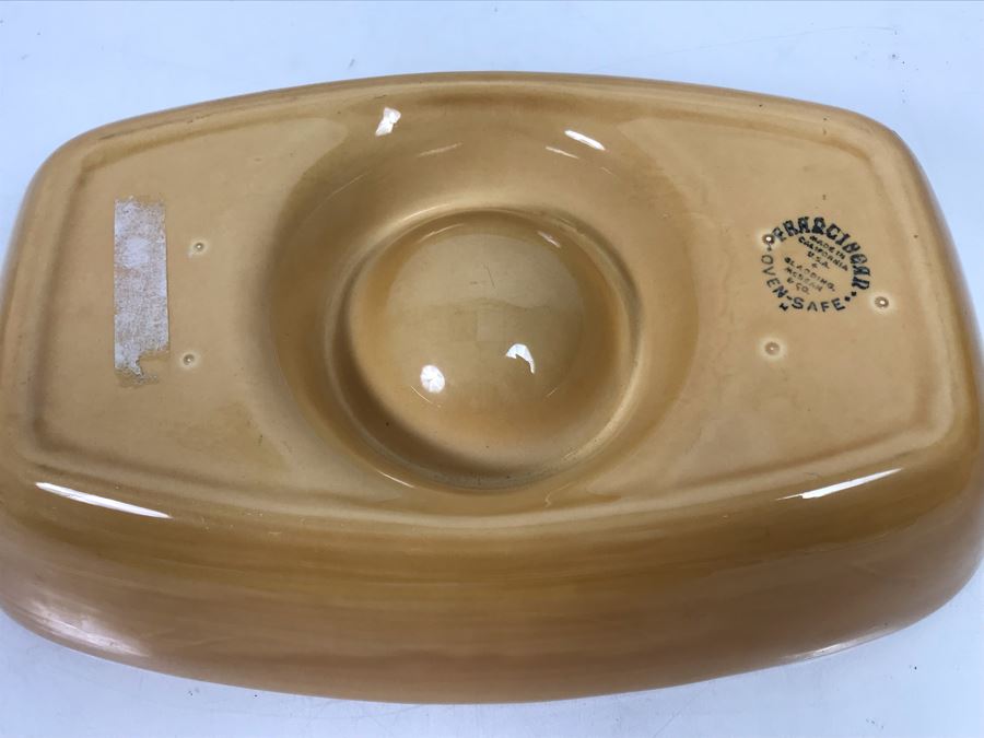 Vintage Franciscan California Divided Plate Dip Dish 11' X 7' [Photo 5]