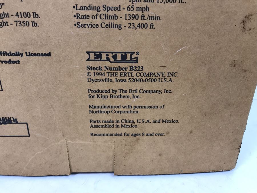 Wings Of Texaco 1932 Northrop Gamma Plane ERTL With Box [Photo 6]