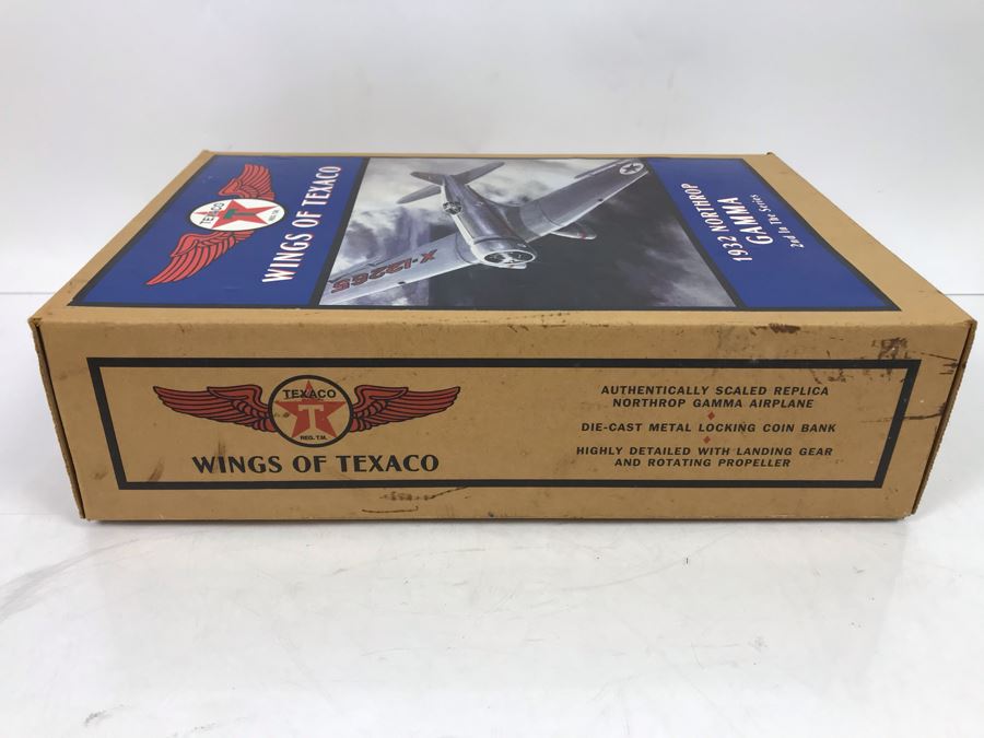 Wings Of Texaco 1932 Northrop Gamma Plane ERTL With Box [Photo 3]
