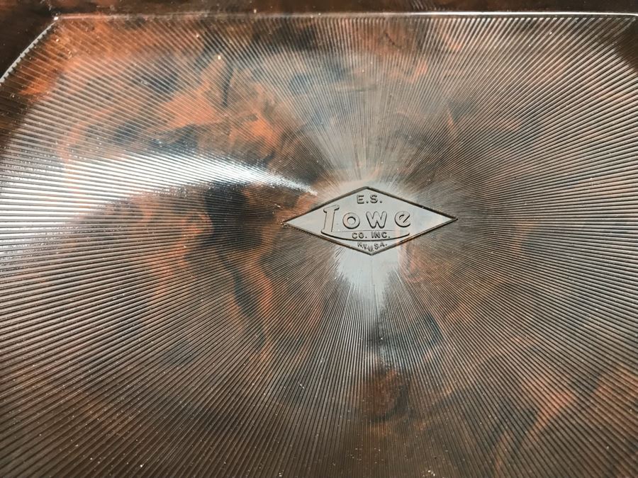 Japan Tin Toy Yellow VW Taxi, UFO Tin Toy Roulette Wheel, Mini Pool Table And Mini Lowe Chess Set [Photo 15]