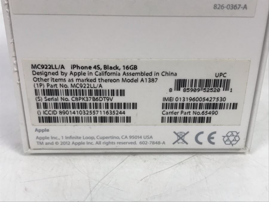 apple iphone 4s 16gb in box