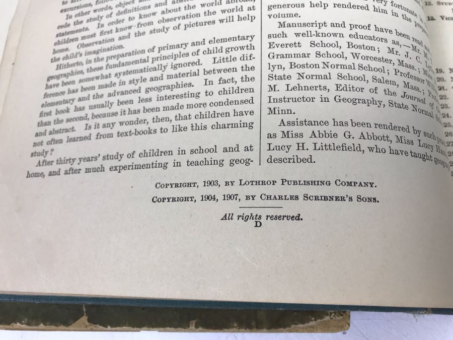1885 Rand McNally & Co New Popular Atlas, 1907 King's Primary Geography And 1943 Collier's World Atlas [Photo 6]