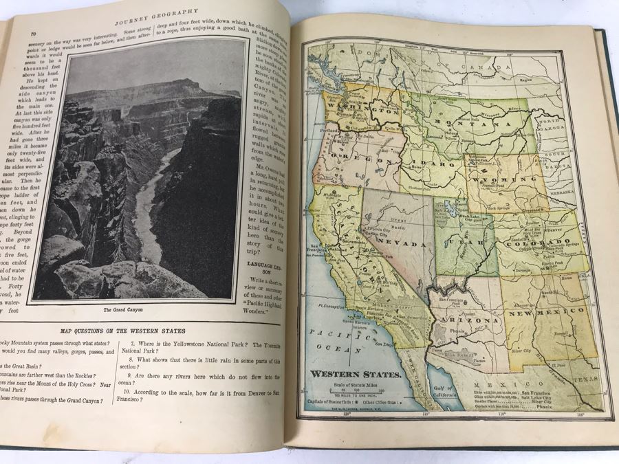 1885 Rand McNally & Co New Popular Atlas, 1907 King's Primary Geography And 1943 Collier's World Atlas [Photo 7]