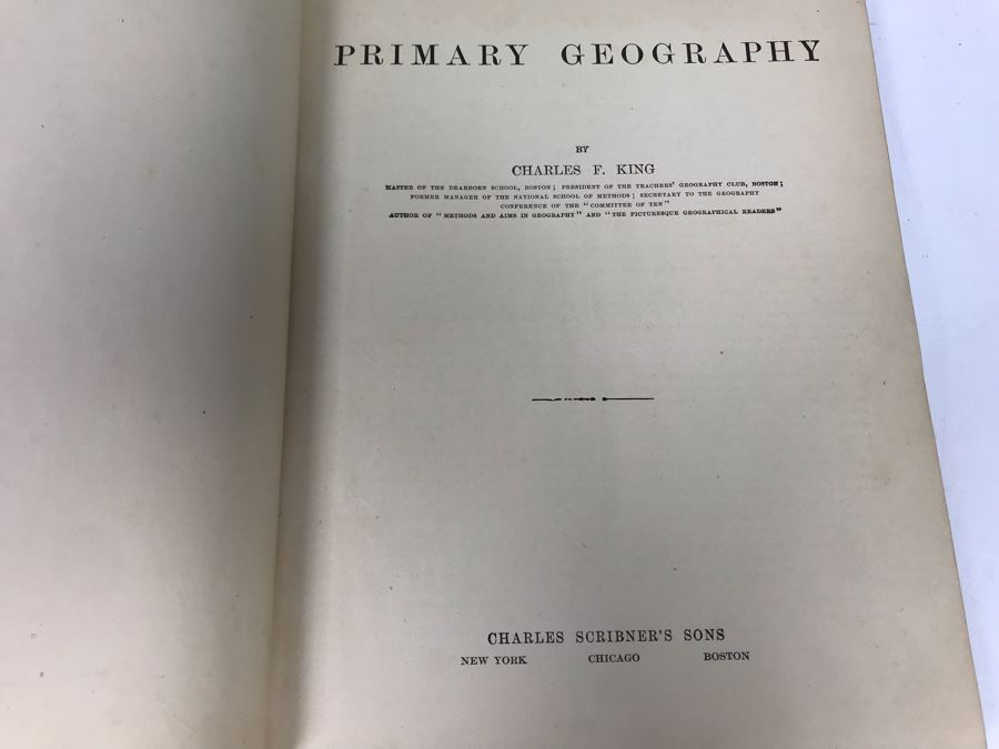 1885 Rand McNally & Co New Popular Atlas, 1907 King's Primary Geography And 1943 Collier's World Atlas [Photo 5]