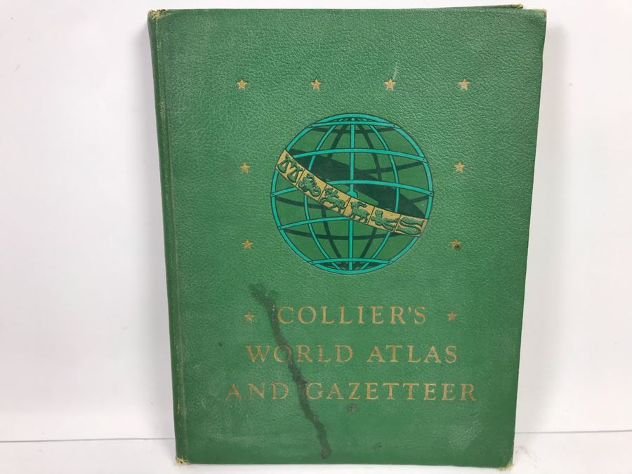 1885 Rand McNally & Co New Popular Atlas, 1907 King's Primary Geography And 1943 Collier's World Atlas [Photo 8]