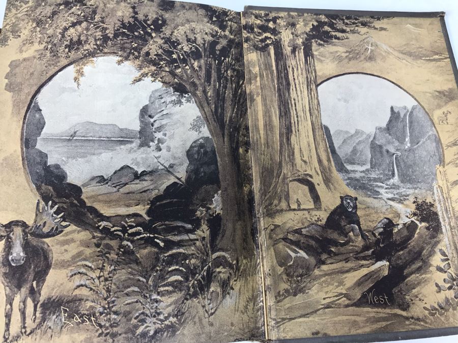 Antique 1892 Kings Handbook Of The United States [Photo 13]