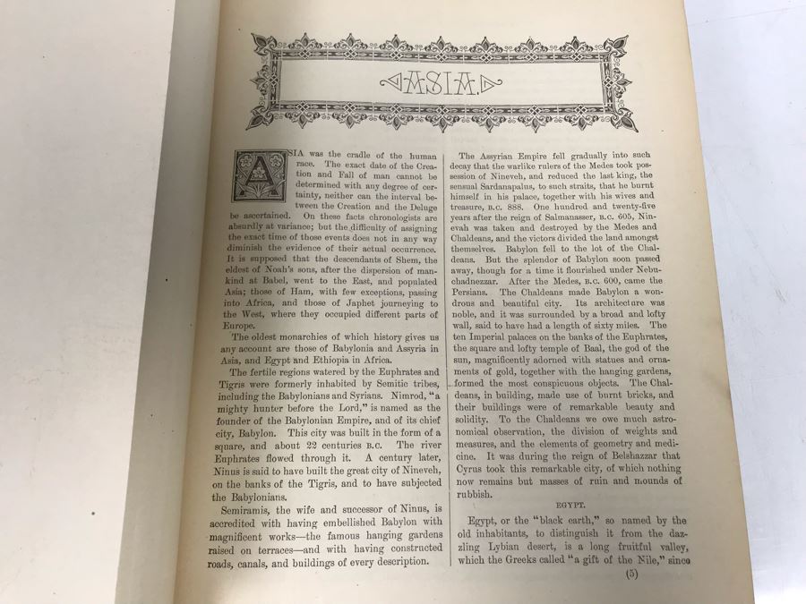 Antique 1887 2 Volume Books A History Of The World With All Its Great Sensations And Of The Rise And Fall Of Nations [Photo 12]