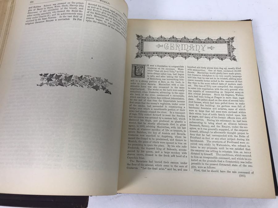 Antique 1887 2 Volume Books A History Of The World With All Its Great Sensations And Of The Rise And Fall Of Nations [Photo 13]