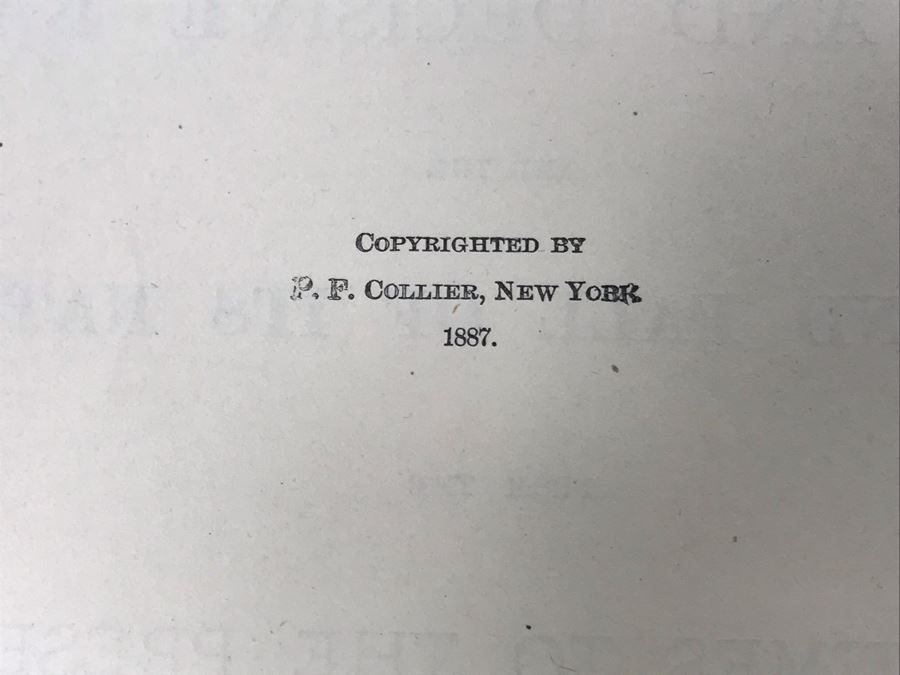 Antique 1887 2 Volume Books A History Of The World With All Its Great Sensations And Of The Rise And Fall Of Nations [Photo 6]