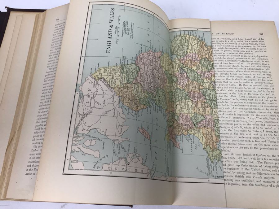 Antique 1887 2 Volume Books A History Of The World With All Its Great Sensations And Of The Rise And Fall Of Nations [Photo 19]