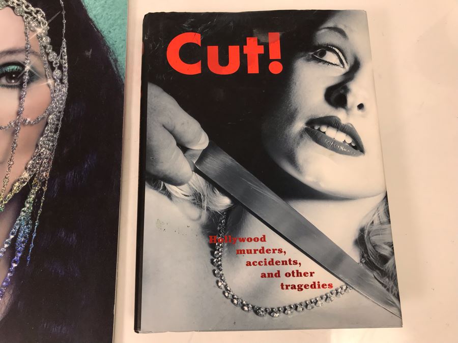Cher D2K Concert Tour Book 2014 And Cut! Book Of Hollywood Murders, Accidents, And Other Tragedies - Weird Combo [Photo 3]