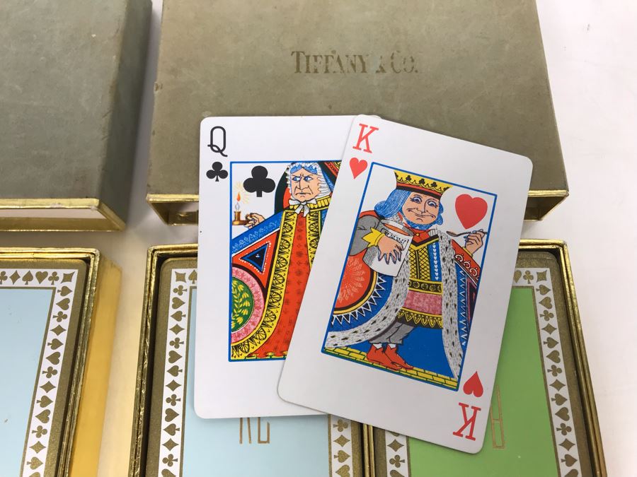 Pair Of Tiffany & Co. Playing Card Decks [Photo 2]