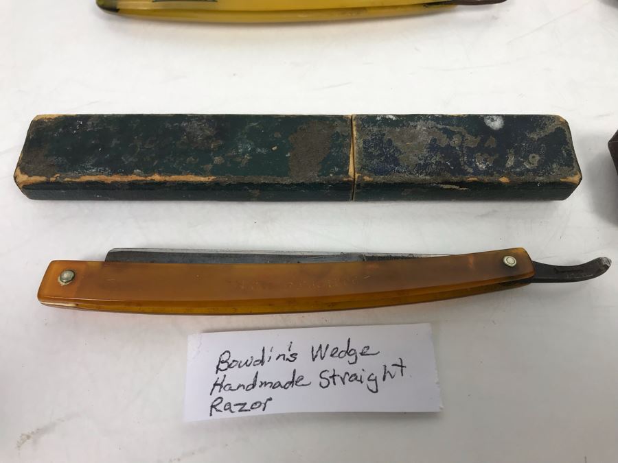 Collection Of Vintage Straight Razor Shaving Blades - See Photos [Photo 5]