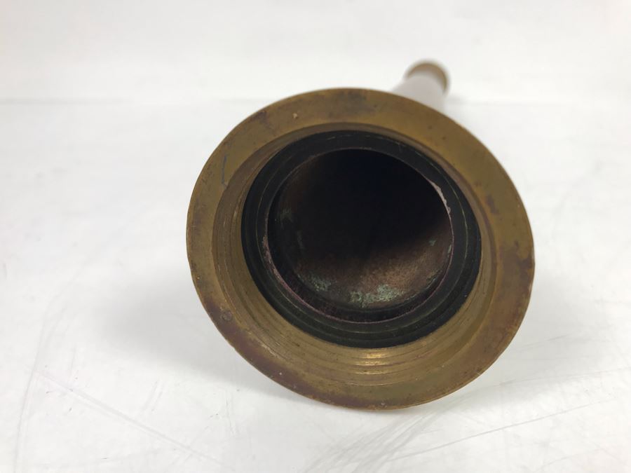 Old Brass Hose Nozzle And Vintage Shoot-A-Loop Metal Marble Game [Photo 9]