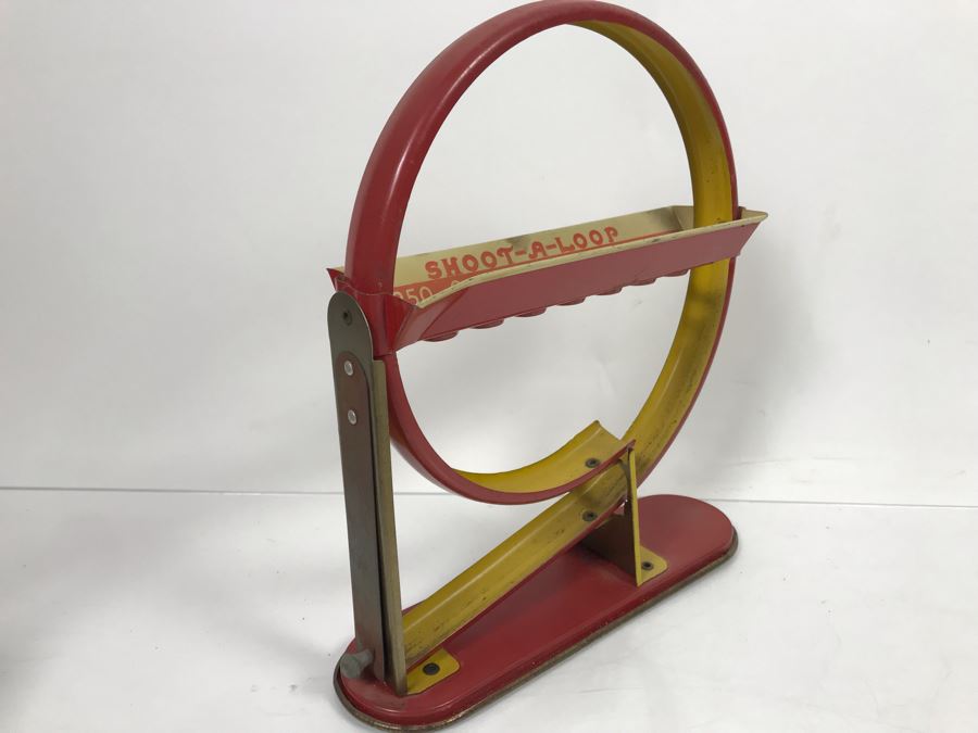 Old Brass Hose Nozzle And Vintage Shoot-A-Loop Metal Marble Game [Photo 5]