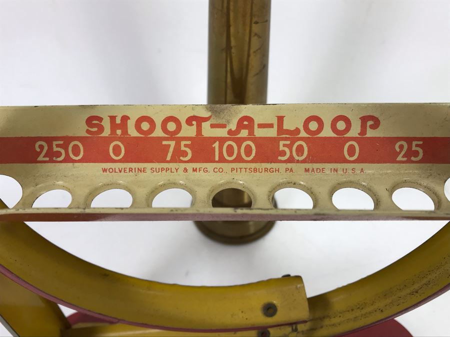 Old Brass Hose Nozzle And Vintage Shoot-A-Loop Metal Marble Game [Photo 3]