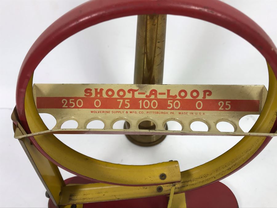 Old Brass Hose Nozzle And Vintage Shoot-A-Loop Metal Marble Game [Photo 2]