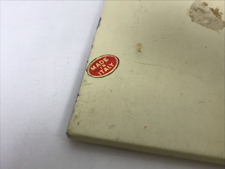 Pair Of Italian Heavy Metal Floral Bookends [Photo 4]