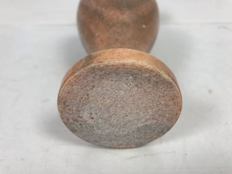 Turned Polished Stone Vase 8'H [Photo 5]