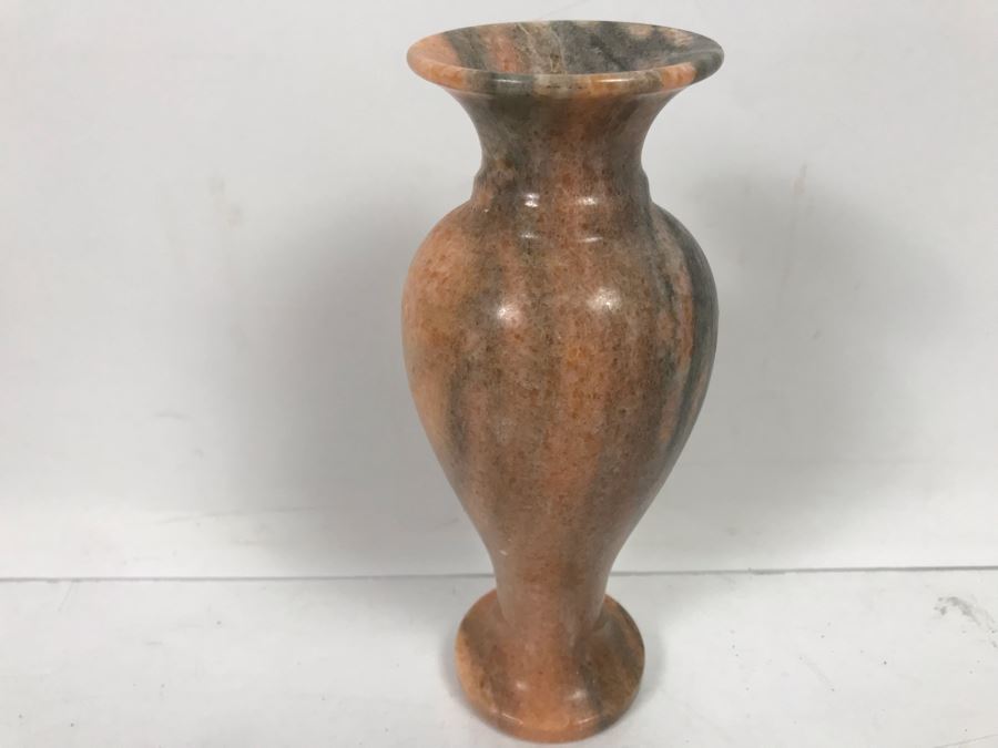 Turned Polished Stone Vase 8'H [Photo 4]