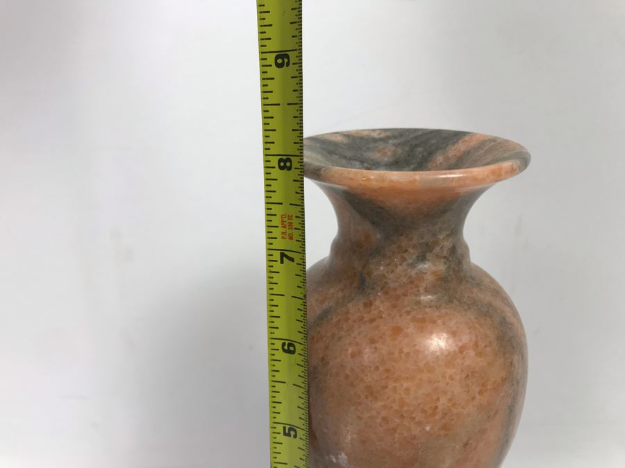 Turned Polished Stone Vase 8'H [Photo 7]