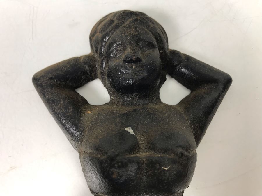 Old Dietz Little Wizard Lantern And Cast Iron Lady Boot Jack [Photo 14]