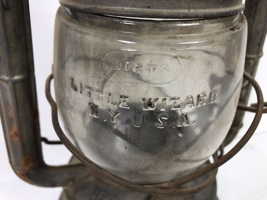 Old Dietz Little Wizard Lantern And Cast Iron Lady Boot Jack [Photo 8]