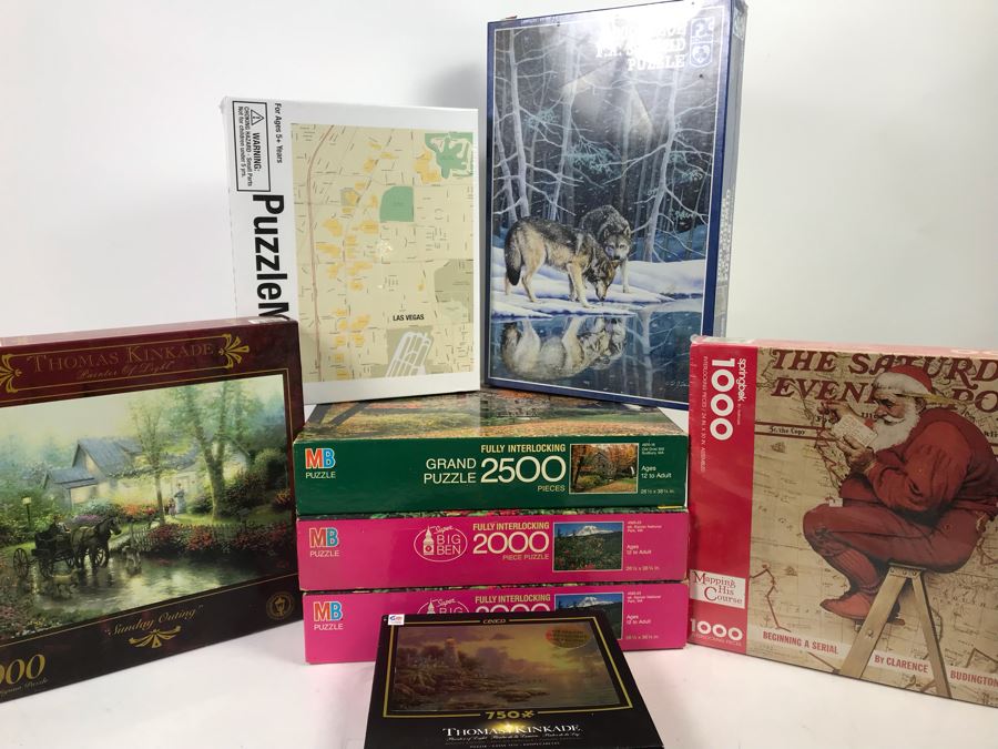 Large New Old Stock Sealed Puzzles [Photo 2]