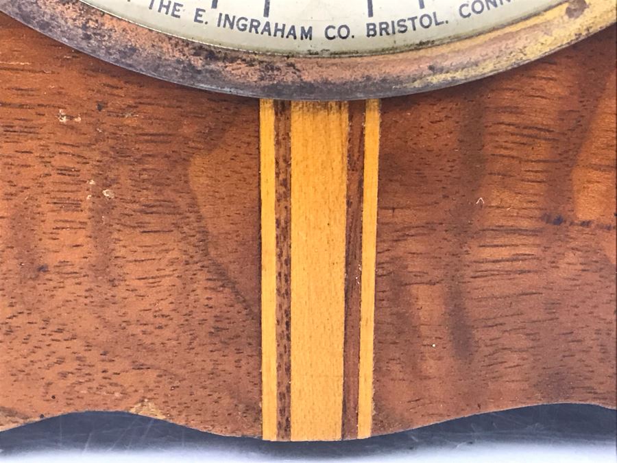 Vintage Art Deco Ingraham Eight Day Clock [Photo 7]