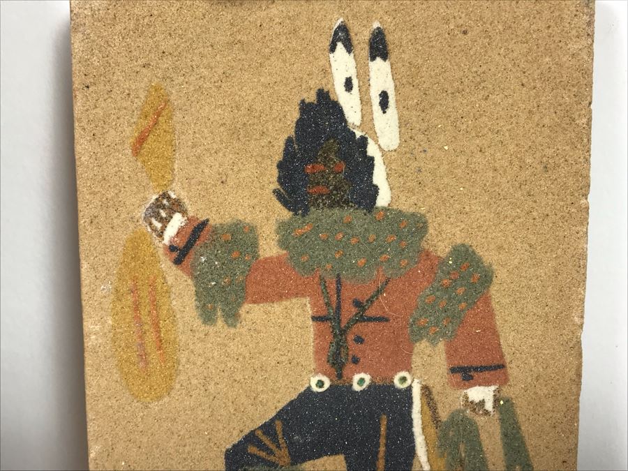 Pair Of Signed Navajo Sandpaintings [Photo 9]