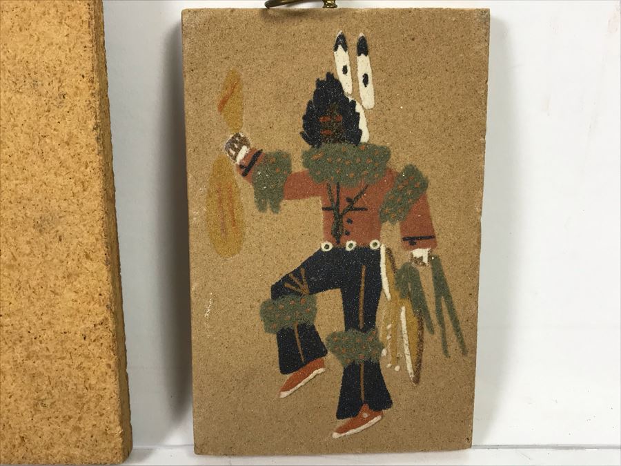Pair Of Signed Navajo Sandpaintings [Photo 8]