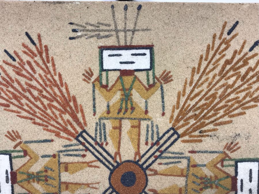 Pair Of Signed Navajo Sandpaintings [Photo 5]