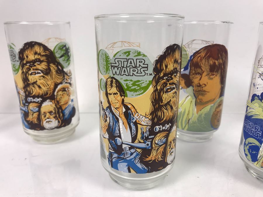 (5) Vintage 1977 Original Star Wars Burger King Collectible Glasses [Photo 2]