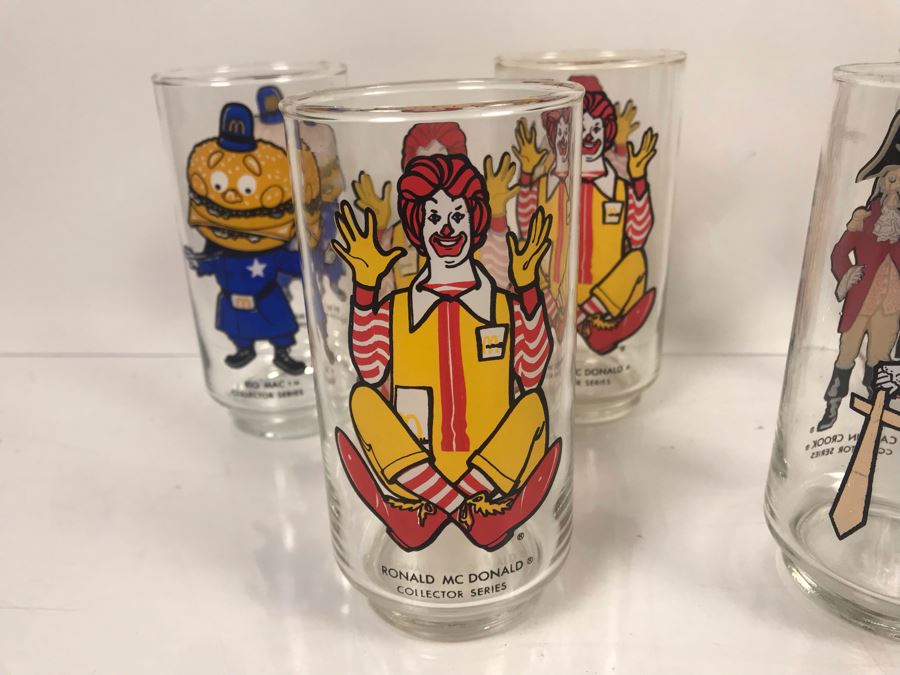 (5) McDonalds Collectible Glasses