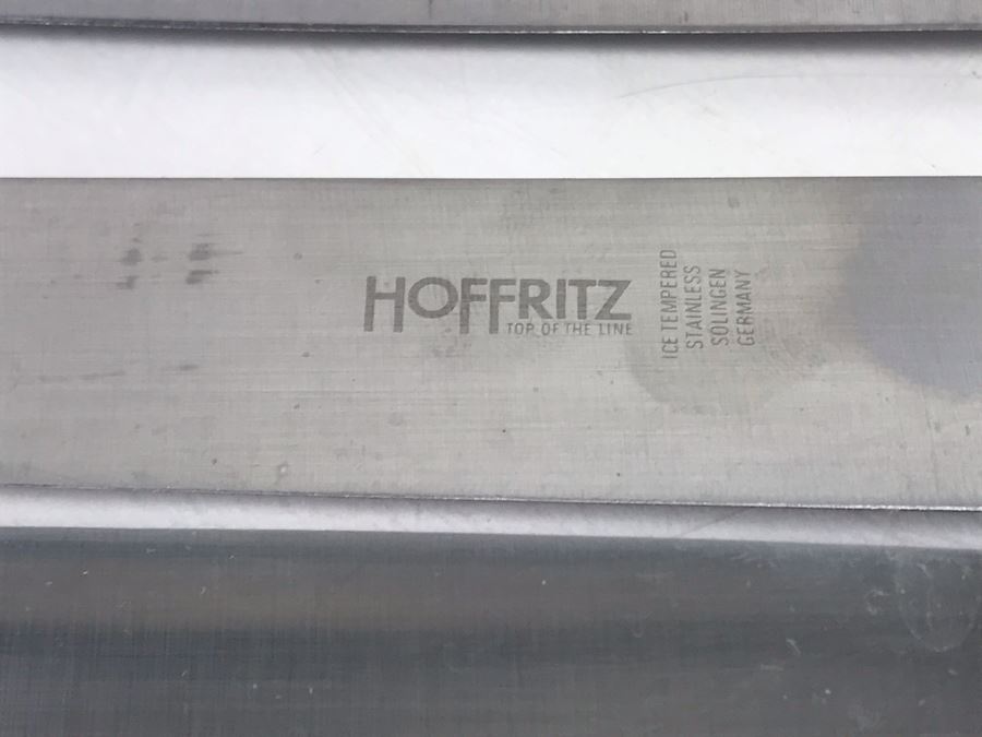 Hoffritz Knife Holder With Various Knives Including Hoffritz - See Photos [Photo 10]