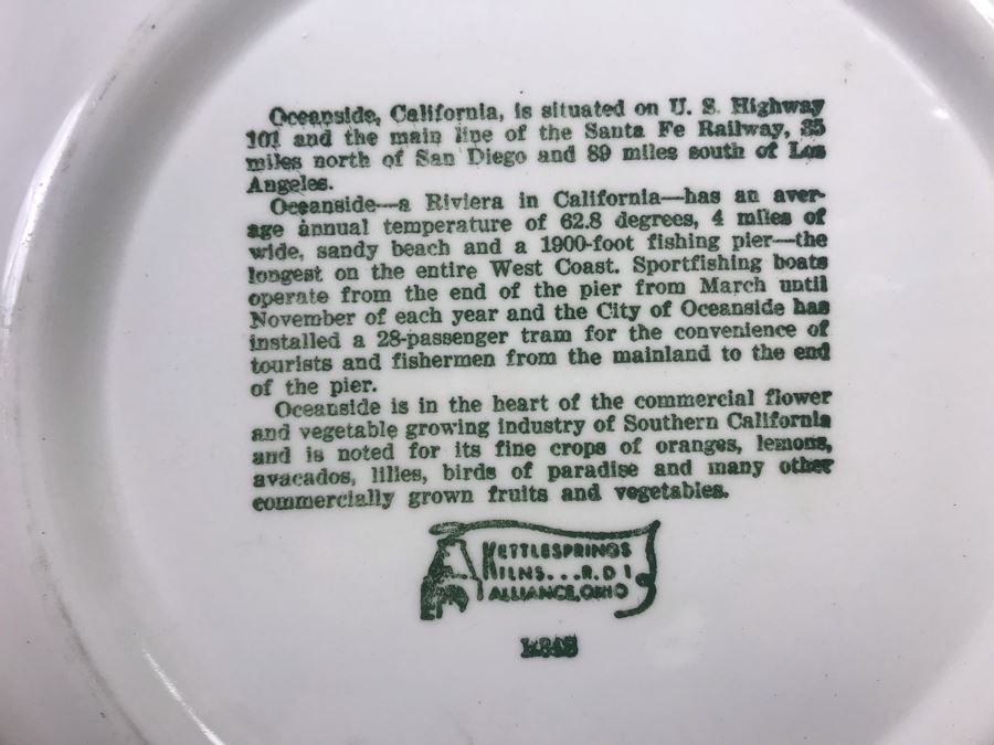 San Diego And Oceanside Collectible Plates [Photo 9]