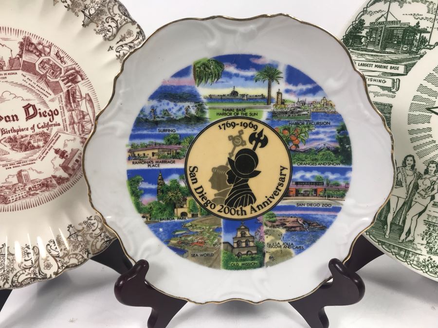 San Diego And Oceanside Collectible Plates [Photo 2]
