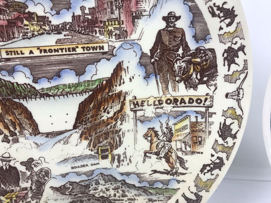 Pair Of Las Vegas Collectible Plates: Vernon Kilns And Enco [Photo 4]