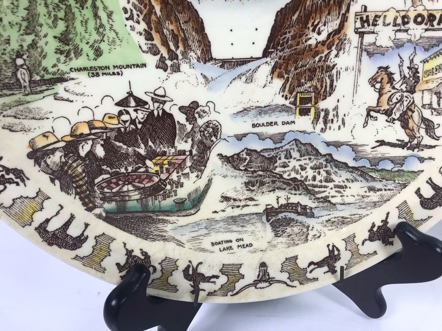 Pair Of Las Vegas Collectible Plates: Vernon Kilns And Enco [Photo 5]